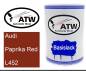 Preview: Audi, Paprika Red, L452: 500ml Lackdose, von ATW Autoteile West.